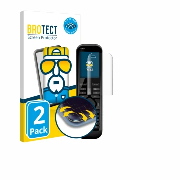 Parte frontal de un envase de producto con el logotipo de la marca BROTECT. Al lado se muestra el dispositivo Logitech Harmony