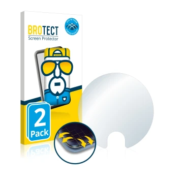 Parte frontal de un envase de producto con el logotipo de la marca BROTECT. Al lado se muestra el dispositivo Dyson V11 Absolu