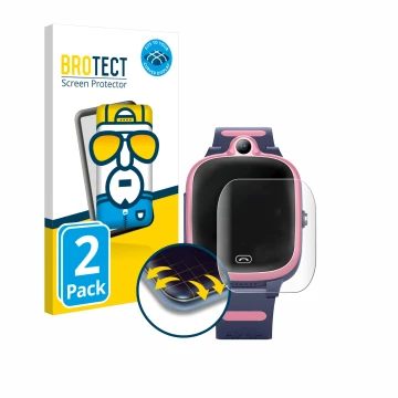Parte frontal de un envase de producto con el logotipo de la marca BROTECT. Al lado se muestra el dispositivo Fitonme 4G Smart
