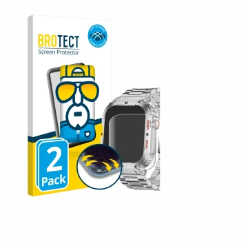 Parte frontal de un envase de producto con el logotipo de la marca BROTECT. Al lado se muestra el dispositivo LIGE K-57 1.96