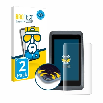 Parte frontal de un envase de producto con el logotipo de la marca BROTECT. Al lado se muestra el dispositivo Sigma ROX 12.1 E