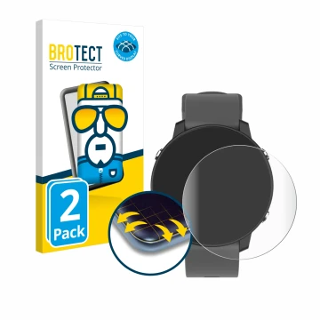Parte frontal de un envase de producto con el logotipo de la marca BROTECT. Al lado se muestra el dispositivo Shot Scope G5 GP