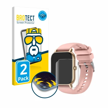 Parte frontal de un envase de producto con el logotipo de la marca BROTECT. Al lado se muestra el dispositivo Nerunsa P66 1.85