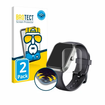 Parte frontal de un envase de producto con el logotipo de la marca BROTECT. Al lado se muestra el dispositivo TUYOMA LW76 1.91