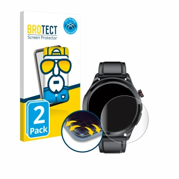 Parte frontal de un envase de producto con el logotipo de la marca BROTECT. Al lado se muestra el dispositivo Kardena Care Pro