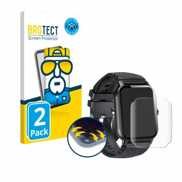 Parte frontal de un envase de producto con el logotipo de la marca BROTECT. Al lado se muestra el dispositivo Ddidbi P66D 1.85