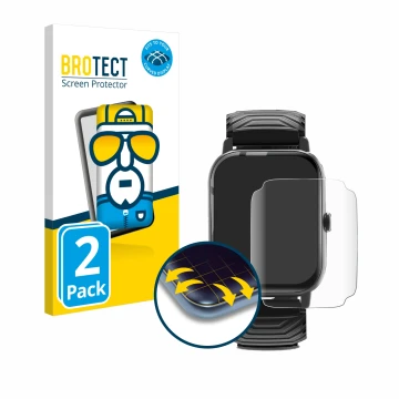Parte frontal de un envase de producto con el logotipo de la marca BROTECT. Al lado se muestra el dispositivo Ddidbi P66E 1.85