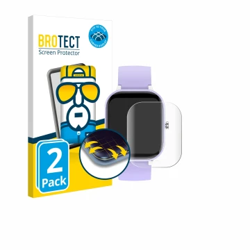Parte frontal de un envase de producto con el logotipo de la marca BROTECT. Al lado se muestra el dispositivo Hengto H39 Plus 