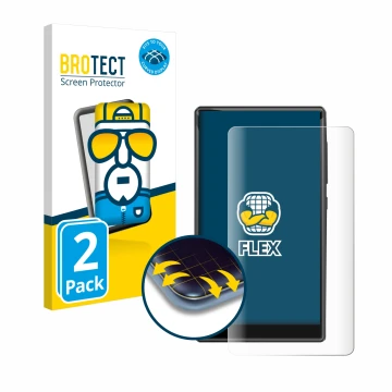 Parte frontal de un envase de producto con el logotipo de la marca BROTECT. Al lado se muestra el dispositivo innioasis G1-80G