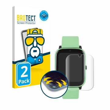 Parte frontal de un envase de producto con el logotipo de la marca BROTECT. Al lado se muestra el dispositivo One2Track Connec