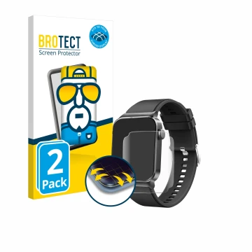 Parte frontal de un envase de producto con el logotipo de la marca BROTECT. Al lado se muestra el dispositivo Donerton T50S co