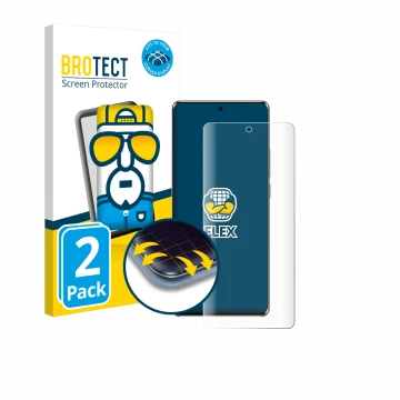 Parte frontal de un envase de producto con el logotipo de la marca BROTECT. Al lado se muestra el dispositivo Ulefone Note 17 