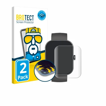 Parte frontal de un envase de producto con el logotipo de la marca BROTECT. Al lado se muestra el dispositivo zakotu Y66 1.96