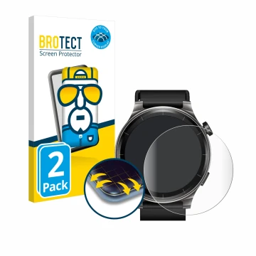 Parte frontal de un envase de producto con el logotipo de la marca BROTECT. Al lado se muestra el dispositivo TOZO S5 1.43