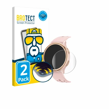 Parte frontal de un envase de producto con el logotipo de la marca BROTECT. Al lado se muestra el dispositivo Sanorum G53 1.27