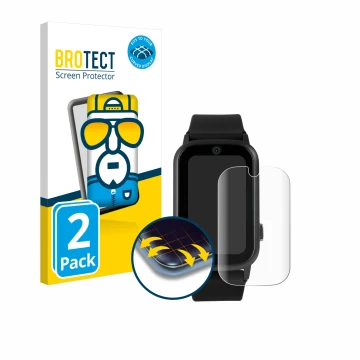 Parte frontal de un envase de producto con el logotipo de la marca BROTECT. Al lado se muestra el dispositivo One2Track Connec
