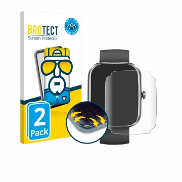 Parte frontal de un envase de producto con el logotipo de la marca BROTECT. Al lado se muestra el dispositivo Matast T60 1.91