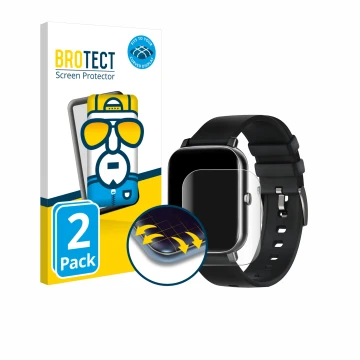 Parte frontal de un envase de producto con el logotipo de la marca BROTECT. Al lado se muestra el dispositivo Ibettertec Smart