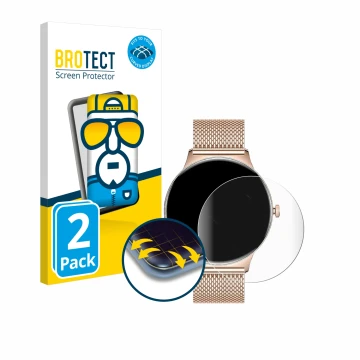 Parte frontal de un envase de producto con el logotipo de la marca BROTECT. Al lado se muestra el dispositivo LIGE FV12 1.43