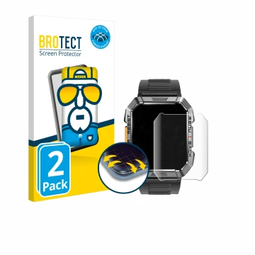 Parte frontal de un envase de producto con el logotipo de la marca BROTECT. Al lado se muestra el dispositivo Iowodo W60 2