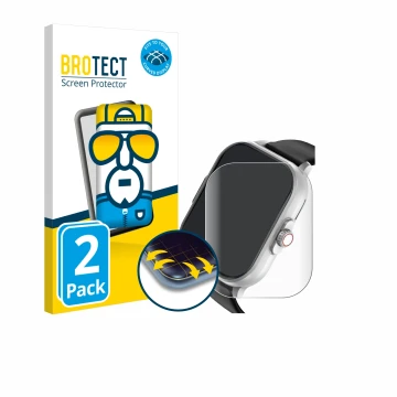 Parte frontal de un envase de producto con el logotipo de la marca BROTECT. Al lado se muestra el dispositivo YYKY E02 2.01