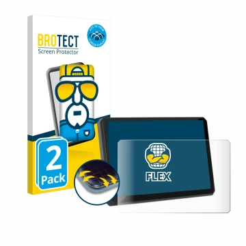 Parte frontal de un envase de producto con el logotipo de la marca BROTECT. Al lado se muestra el dispositivo Carpuride W502BS