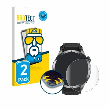 Parte frontal de un envase de producto con el logotipo de la marca BROTECT. Al lado se muestra el dispositivo Knauermann Pro 3