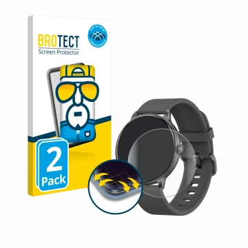 Parte frontal de un envase de producto con el logotipo de la marca BROTECT. Al lado se muestra el dispositivo Zppsnfit G1 1.43