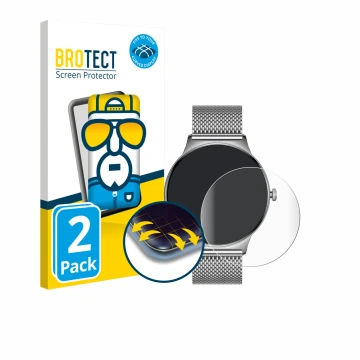 Parte frontal de un envase de producto con el logotipo de la marca BROTECT. Al lado se muestra el dispositivo Pireware Slim Sm