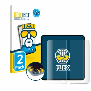 Parte frontal de un envase de producto con el logotipo de la marca BROTECT. Al lado se muestra el dispositivo Google Pixel 10 