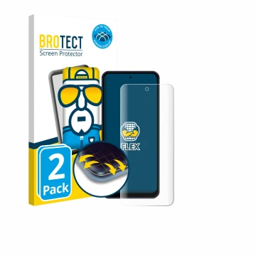 Parte frontal de un envase de producto con el logotipo de la marca BROTECT. Al lado se muestra el dispositivo Acer Acerone Liq