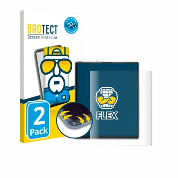 Parte frontal de un envase de producto con el logotipo de la marca BROTECT. Al lado se muestra el dispositivo Ikko MindOne Pro