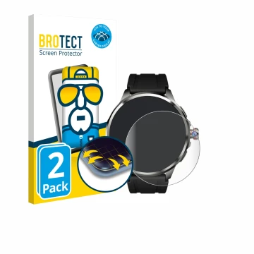 Parte frontal de un envase de producto con el logotipo de la marca BROTECT. Al lado se muestra el dispositivo Rogbid Model R2 