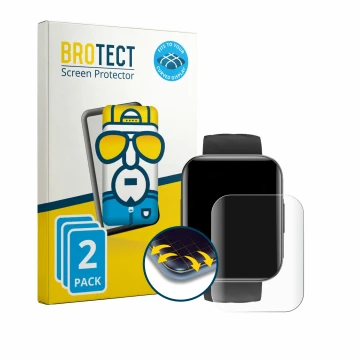 Parte frontal de un envase de producto con el logotipo de la marca BROTECT. Al lado se muestra el dispositivo Dakofied D1B con