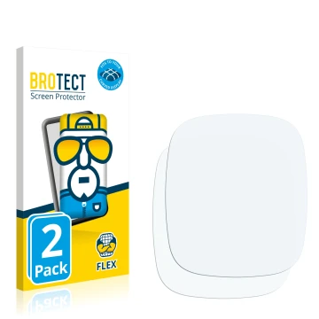 Parte frontal de un envase de producto con el logotipo de la marca BROTECT. Al lado está el protector de pantalla correspondie