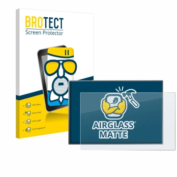 Parte frontal de un envase de producto con el logotipo de la marca BROTECT. Al lado se muestra el dispositivo Siemens Simatic 