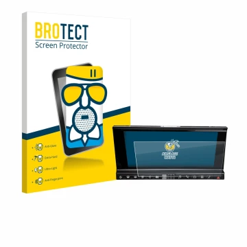 Parte frontal de un envase de producto con el logotipo de la marca BROTECT. Al lado se muestra el dispositivo DS 7 Crossback I