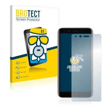 Parte frontal de un envase de producto con el logotipo de la marca BROTECT. Al lado se muestra el dispositivo Emporia Smart 3 