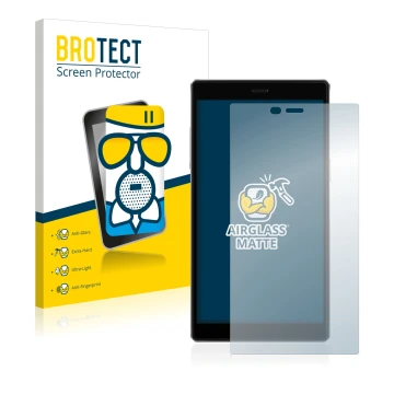 Parte frontal de un envase de producto con el logotipo de la marca BROTECT. Al lado se muestra el dispositivo GlocalMe G4 Pro 