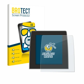 Parte frontal de un envase de producto con el logotipo de la marca BROTECT. Al lado se muestra el dispositivo Renault Captur 2