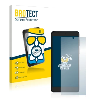 Parte frontal de un envase de producto con el logotipo de la marca BROTECT. Al lado se muestra el dispositivo Motorola Edge 20