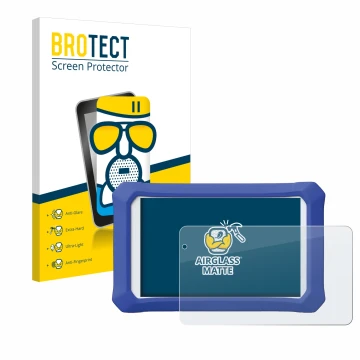 Parte frontal de un envase de producto con el logotipo de la marca BROTECT. Al lado se muestra el dispositivo Clementoni Clemp