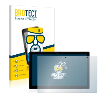 Parte frontal de un envase de producto con el logotipo de la marca BROTECT. Al lado se muestra el dispositivo Wortmann Terra P