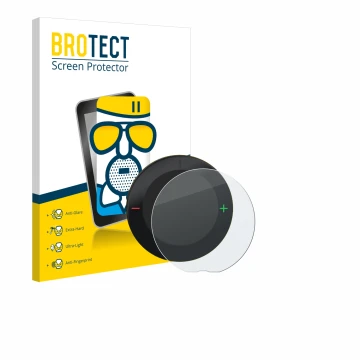 Parte frontal de un envase de producto con el logotipo de la marca BROTECT. Al lado se muestra el dispositivo Beeline Velo 2 c