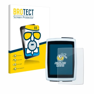 Parte frontal de un envase de producto con el logotipo de la marca BROTECT. Al lado se muestra el dispositivo Sigma BC 12.0 WL