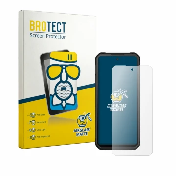 Parte frontal de un envase de producto con el logotipo de la marca BROTECT. Al lado se muestra el dispositivo iiiF150 Raptor 4