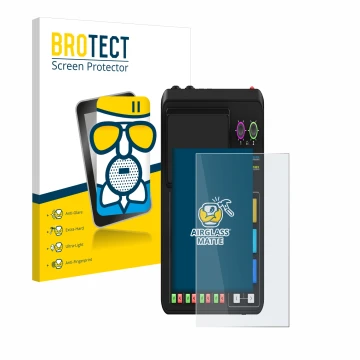 Parte frontal de un envase de producto con el logotipo de la marca BROTECT. Al lado se muestra el dispositivo Rode Rodecaster 