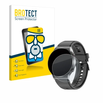 Parte frontal de un envase de producto con el logotipo de la marca BROTECT. Al lado se muestra el dispositivo Kardena Care Pro