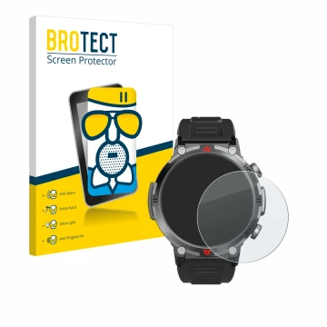 Parte frontal de un envase de producto con el logotipo de la marca BROTECT. Al lado se muestra el dispositivo IFMDA S100 1.45