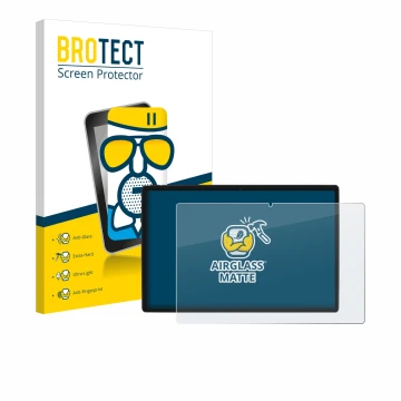 Parte frontal de un envase de producto con el logotipo de la marca BROTECT. Al lado se muestra el dispositivo Goodtel G10 con 